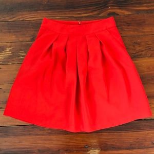 Red/Orange A-Line Skirt